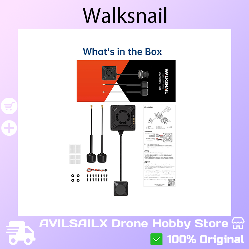 ชุด Walksnail Avatar GT FPV Ki - Walksnail Avatar Gt Kit 2W Vtx บทวิจารณ์และราคา