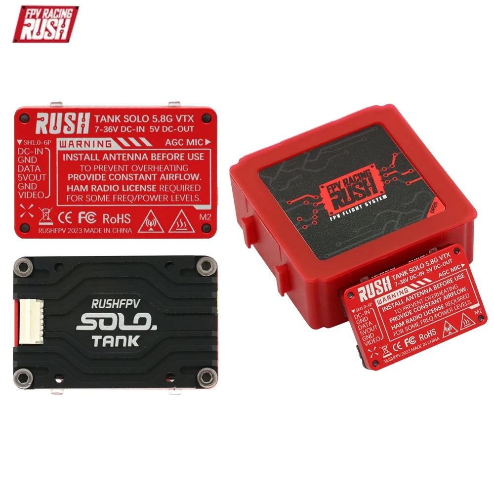 RushFPV Rush FPV Max Solo 2.5W - Rushfpv Rush Max Solo 5.8G 2.5W Vtx บทวิจารณ์และราคา