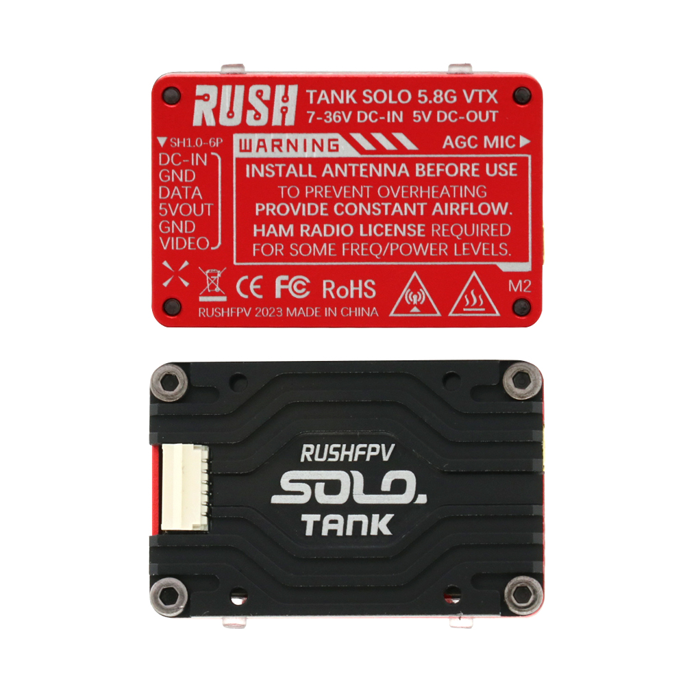 RUSH Solo Tank 5.8G VTX เครื่อ - Foxeer Reaper Extreme 2.5W Vtx บทวิจารณ์และราคา