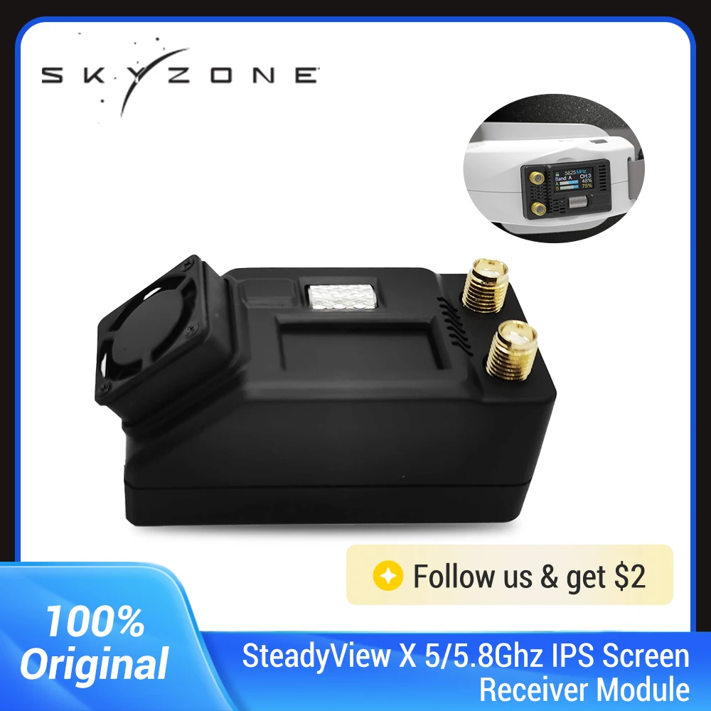 Skyzone SteadyView X 5Ghz 5.8G - Skyzone Steadyview X Receiver Module บทวิจารณ์และราคา